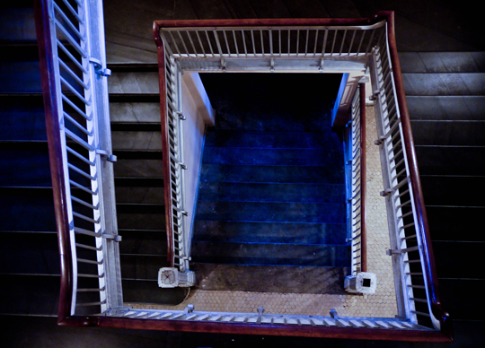 ellis island stairs